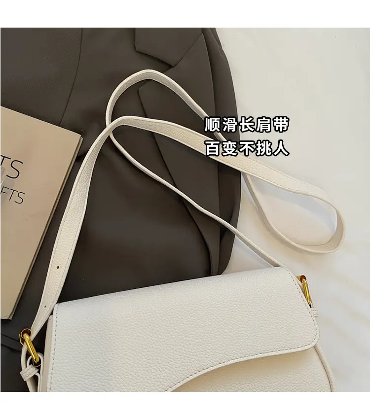 Women's White Square Crossbody Bag 2025 Summer — feature 4