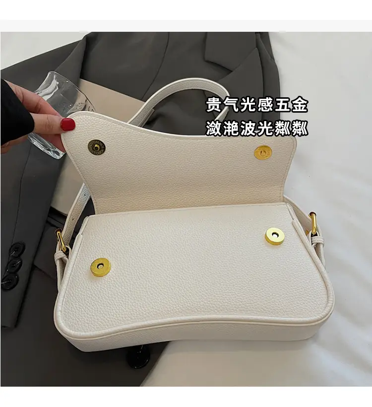 Women's White Square Crossbody Bag 2025 Summer — feature 5