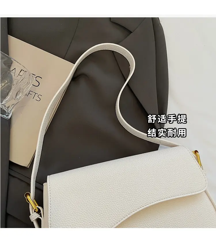 Women's White Square Crossbody Bag 2025 Summer — feature 7