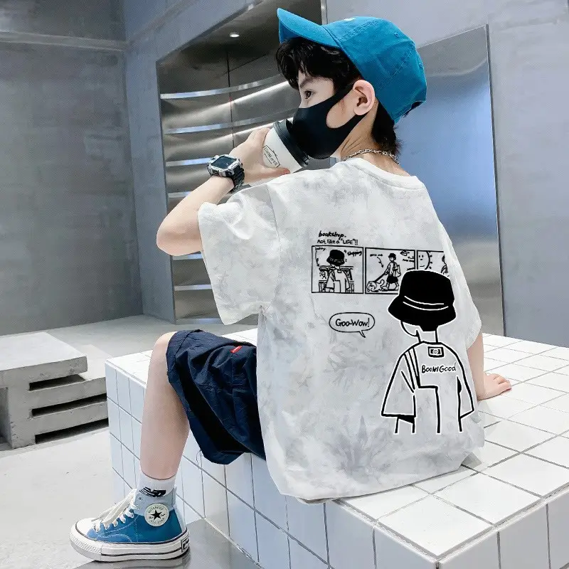 Baby Boys Printed T-Shirt Summer Wear - Image 2