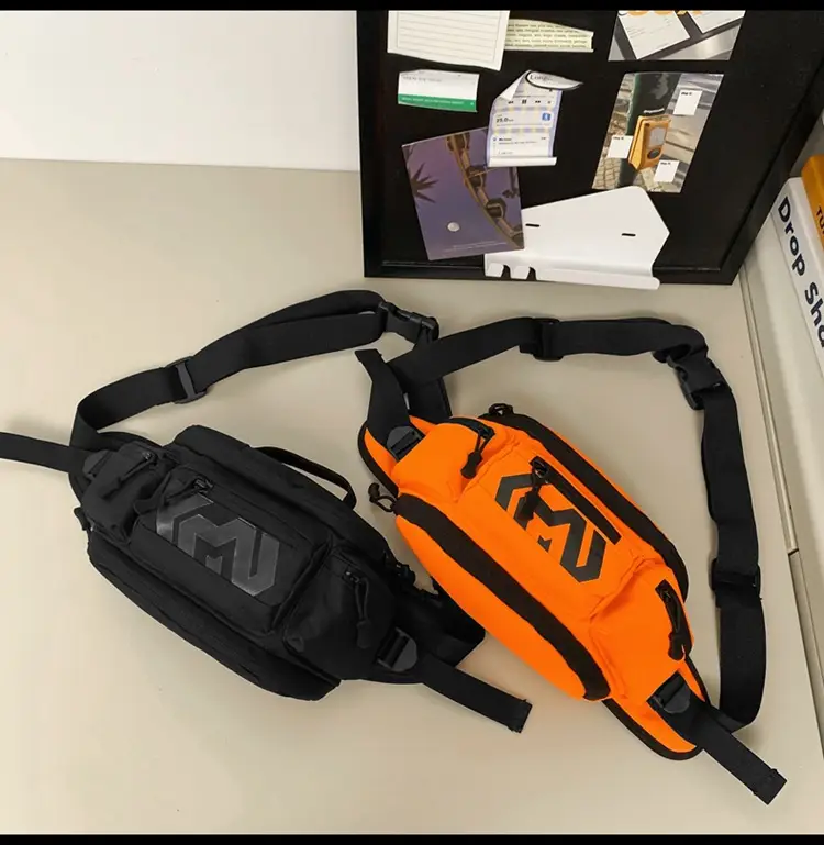 Orange Crossbody Bag for Men Motorcycle Backpack — feature 23