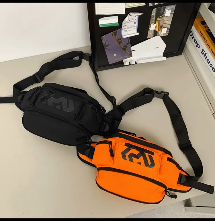 Orange Crossbody Bag for Men Motorcycle Backpack — feature 24