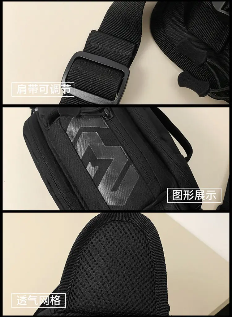 Orange Crossbody Bag for Men Motorcycle Backpack — feature 32