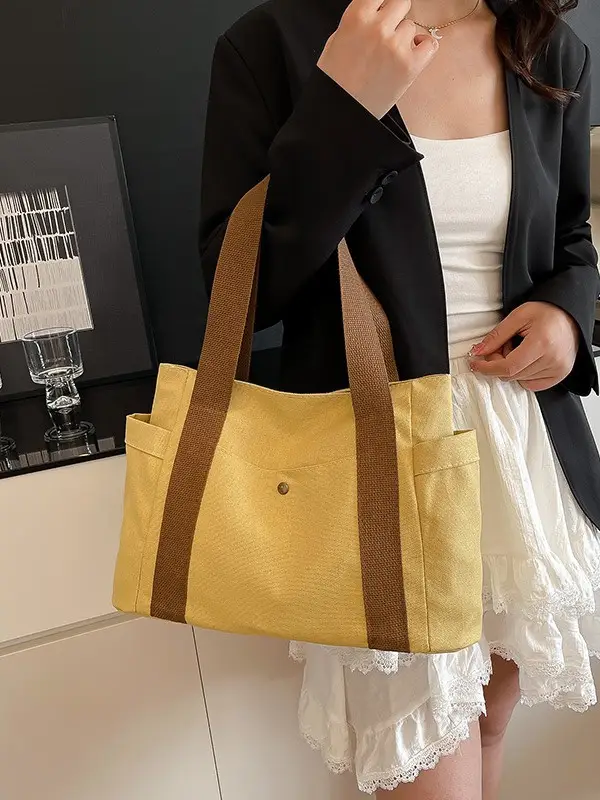 Cross-Border Canvas Shoulder Bag for Women - Image 4