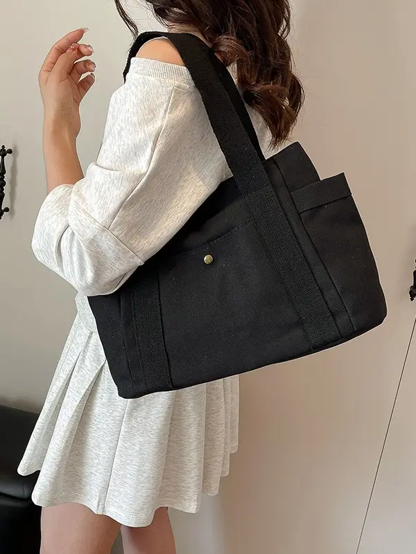 Cross-Border Canvas Shoulder Bag for Women - Image 6
