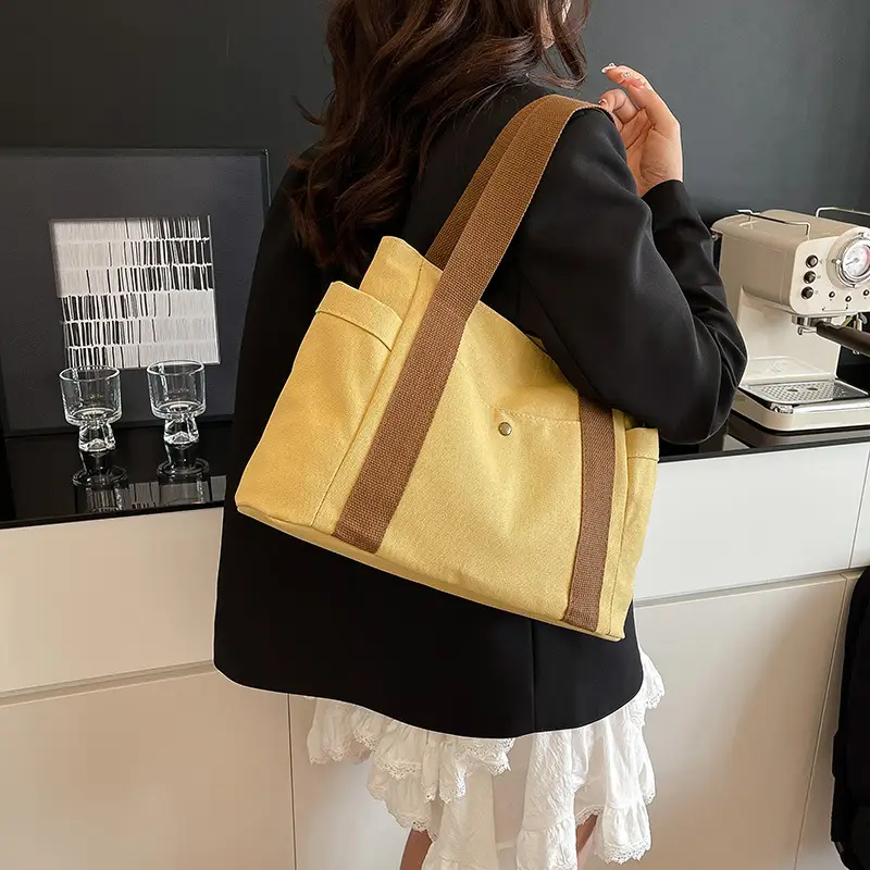 Cross-Border Canvas Shoulder Bag for Women — feature 13