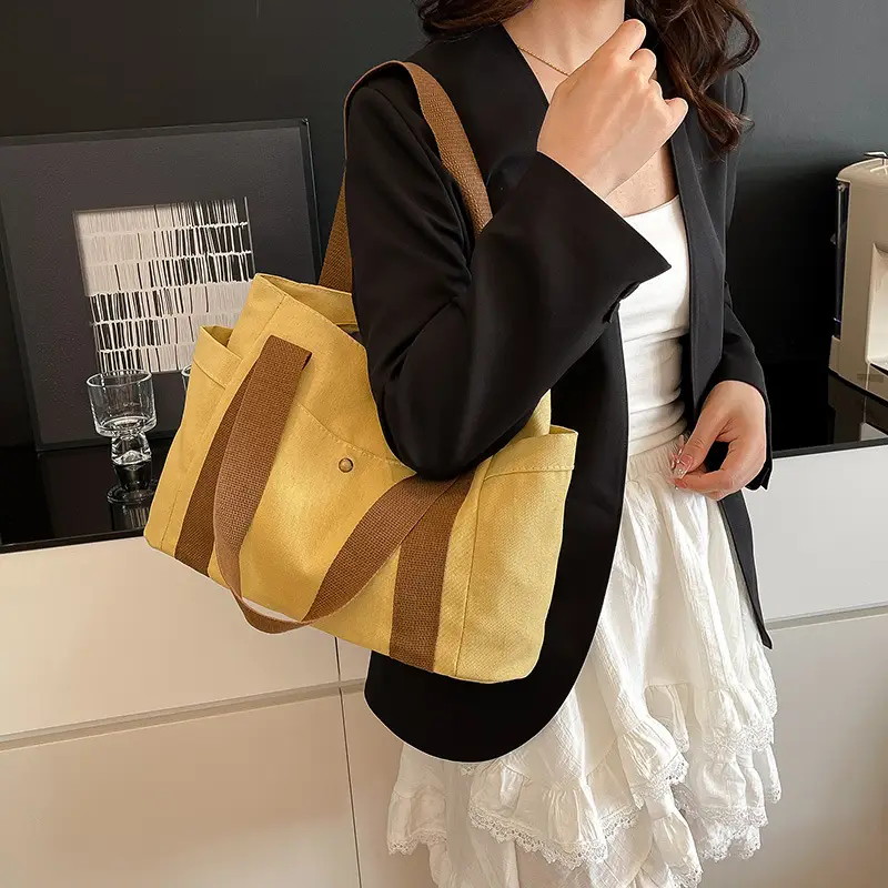 Cross-Border Canvas Shoulder Bag for Women — feature 15