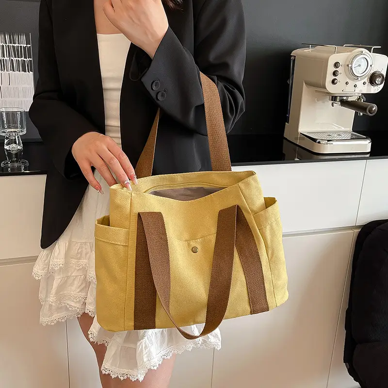 Cross-Border Canvas Shoulder Bag for Women — feature 16
