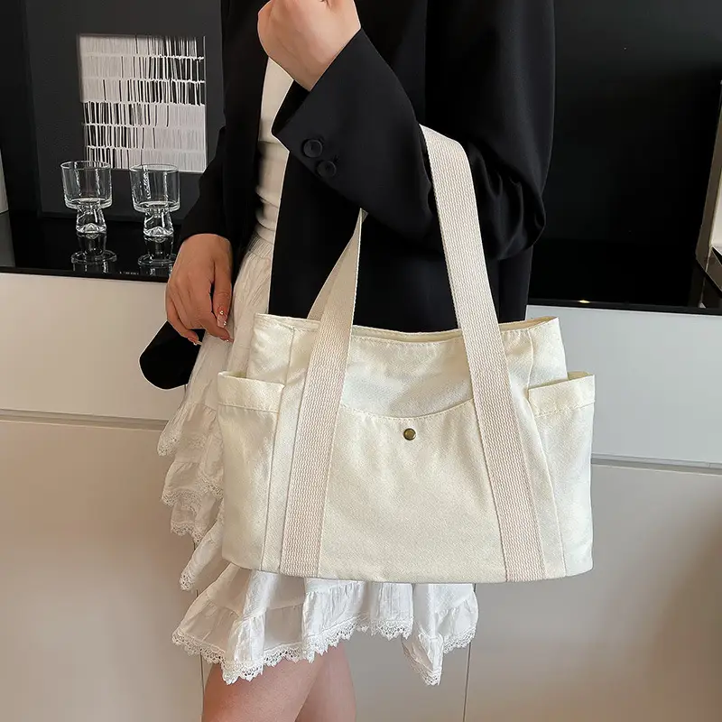 Cross-Border Canvas Shoulder Bag for Women — feature 18