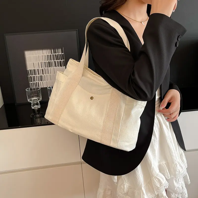 Cross-Border Canvas Shoulder Bag for Women — feature 20