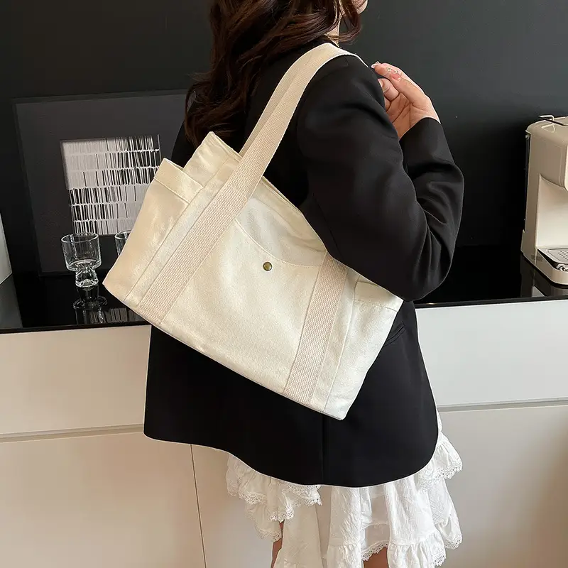 Cross-Border Canvas Shoulder Bag for Women — feature 21