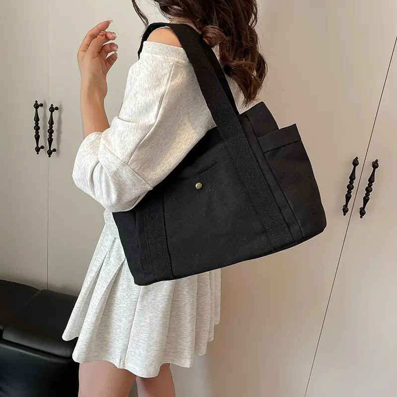 Cross-Border Canvas Shoulder Bag for Women — feature 24