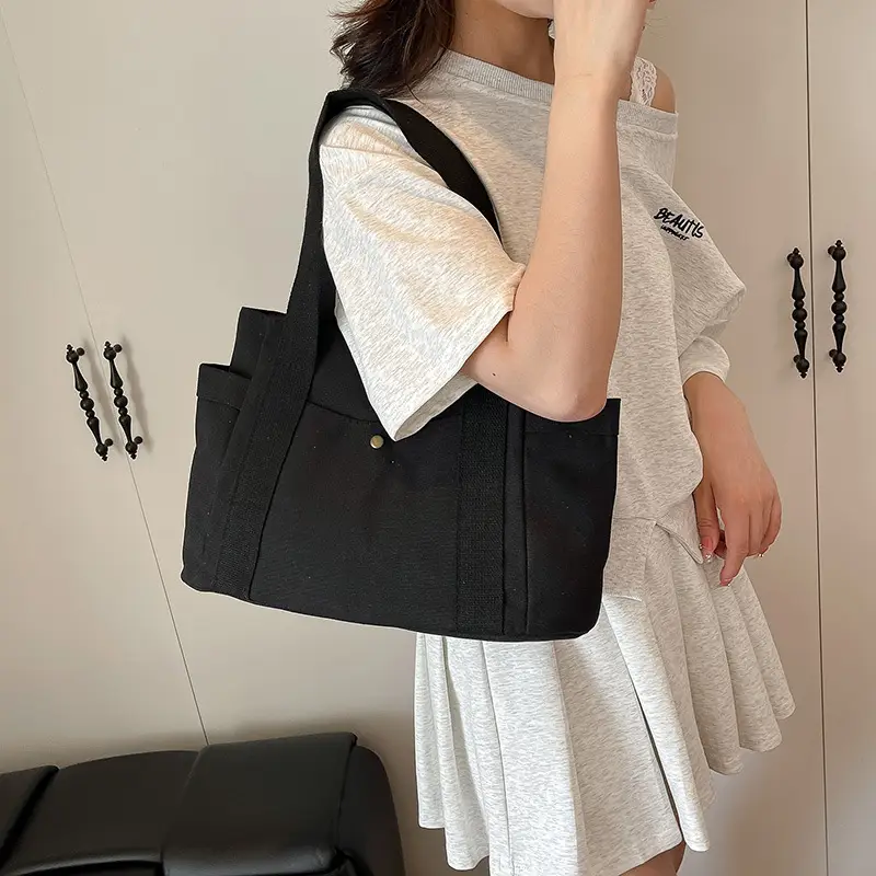 Cross-Border Canvas Shoulder Bag for Women — feature 25