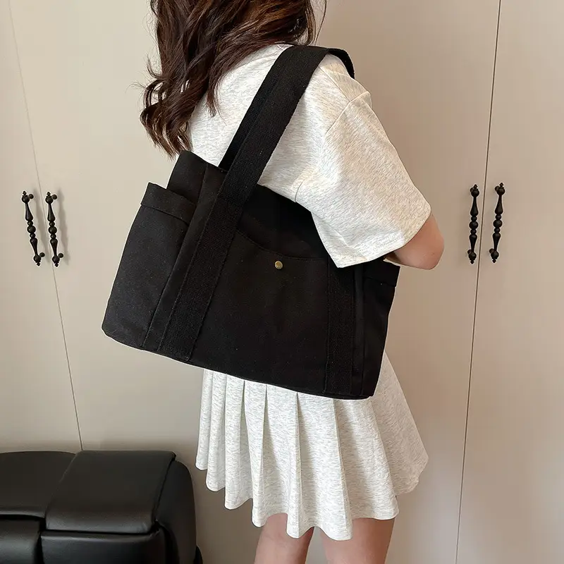 Cross-Border Canvas Shoulder Bag for Women — feature 26