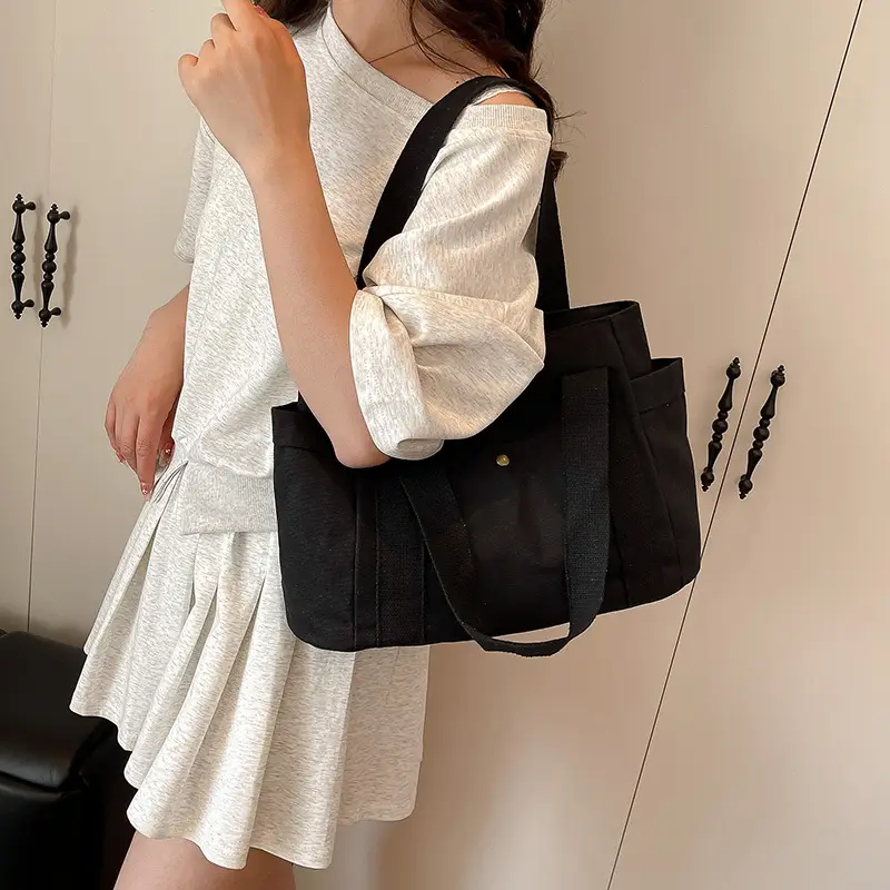 Cross-Border Canvas Shoulder Bag for Women — feature 27