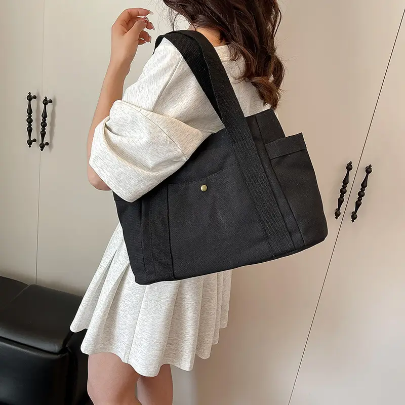 Cross-Border Canvas Shoulder Bag for Women — feature 28