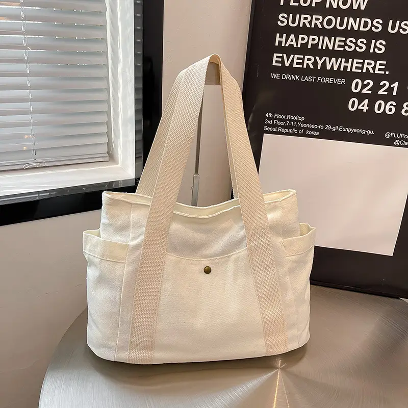 Cross-Border Canvas Shoulder Bag for Women - Image 2