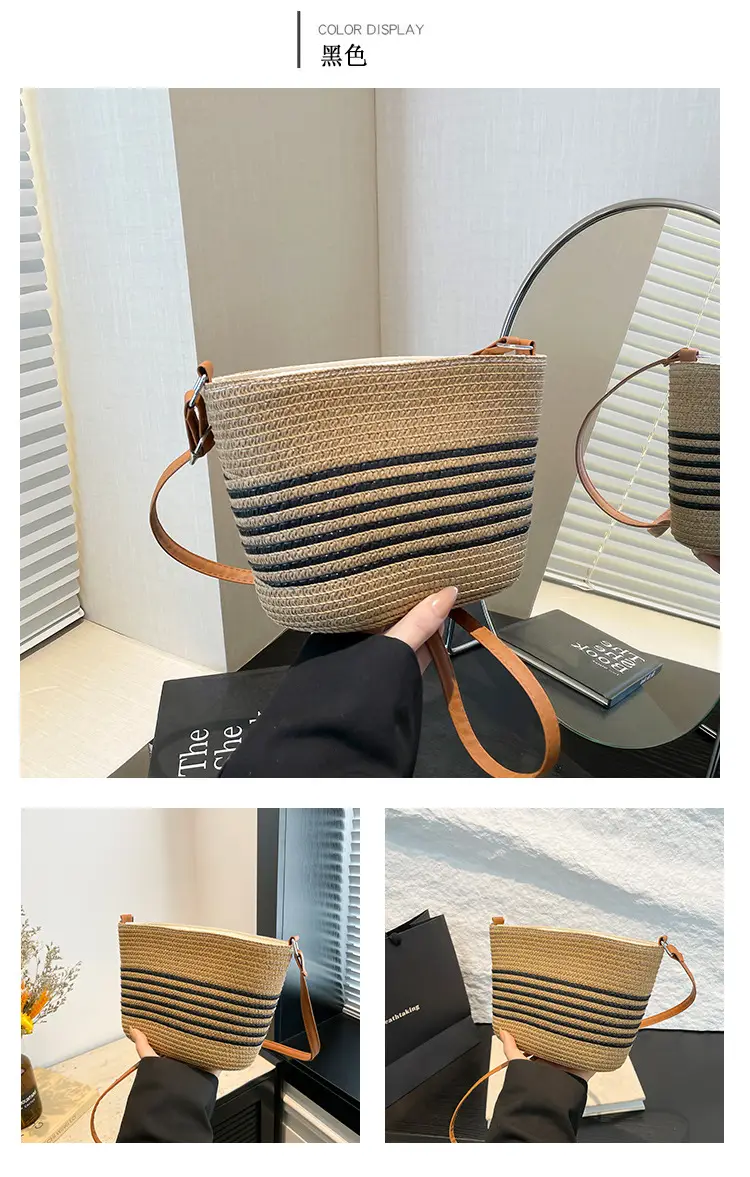 2025 Spring Straw Bag French Niche Woven Bag — feature 10