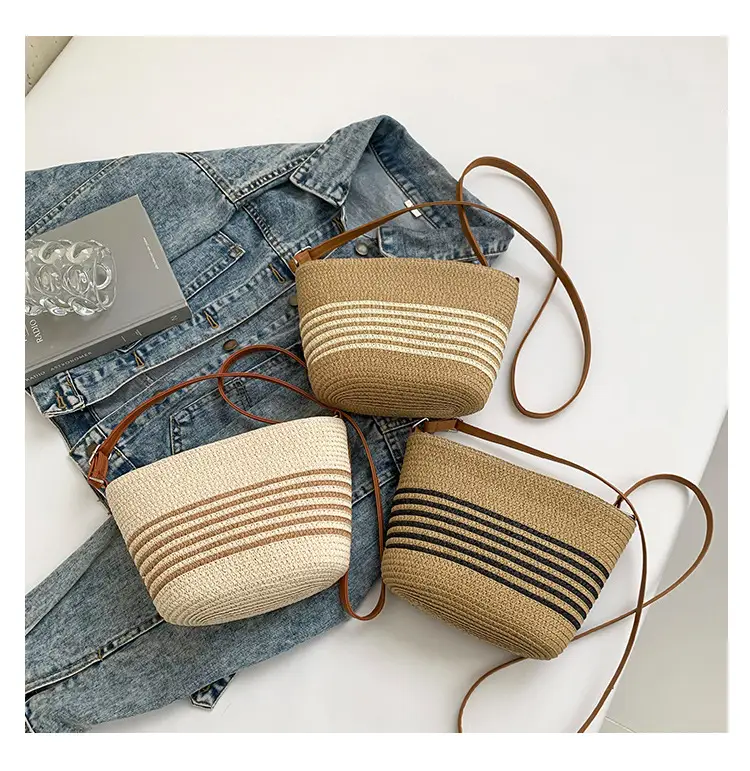 2025 Spring Straw Bag French Niche Woven Bag — feature 8