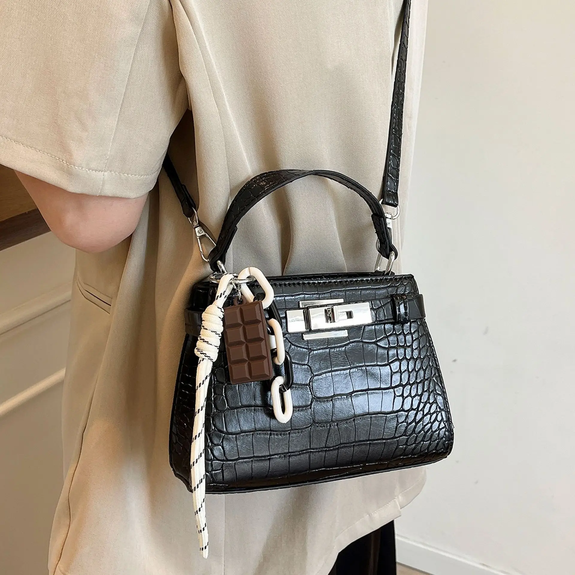 2025 Summer Light Luxury Kelly Bag Women Shoulder Crossbody - Image 12