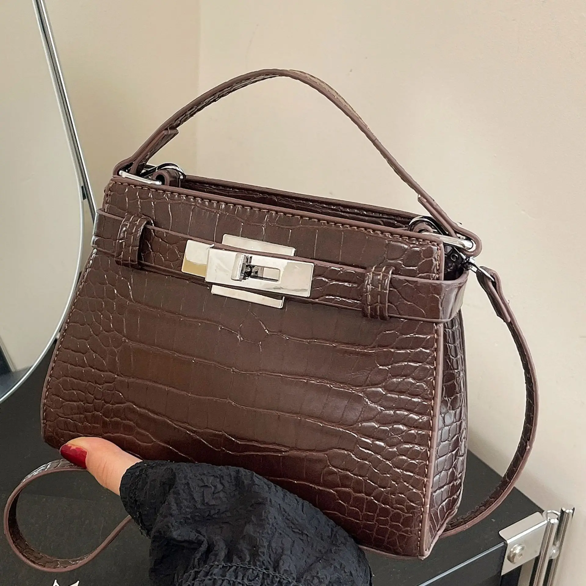 2025 Summer Light Luxury Kelly Bag Women Shoulder Crossbody - Image 13