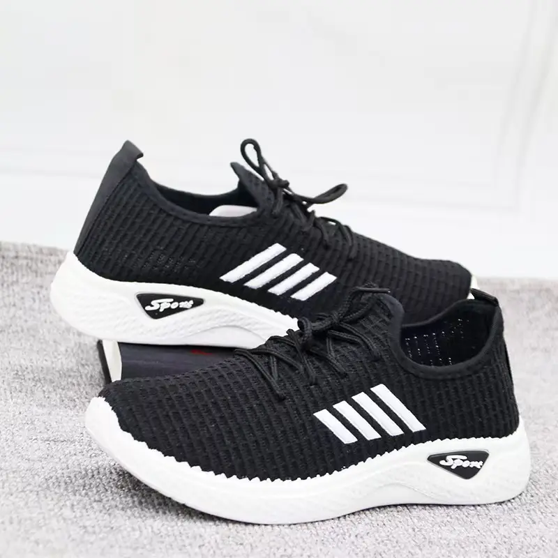 2025 New Summer Low-Cut Women's Fly-Knit Mesh Casual Breathable Lightweight Sports Women's Shoes Foreign Trade Popular Women's Shoes - Image 7