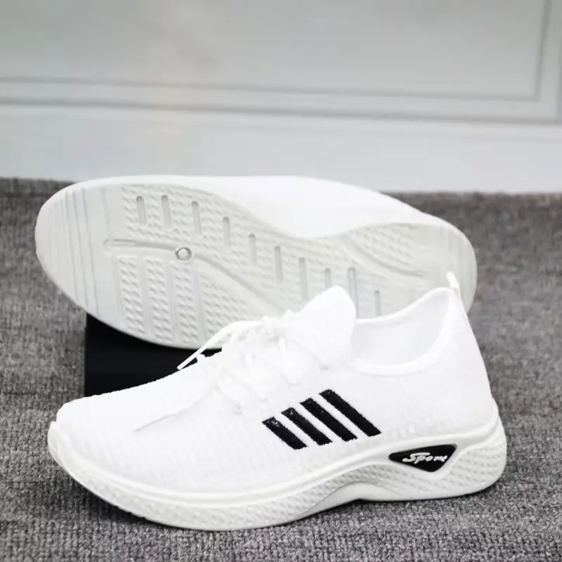 2025 New Summer Low-Cut Women's Fly-Knit Mesh Casual Breathable Lightweight Sports Women's Shoes Foreign Trade Popular Women's Shoes - Image 8