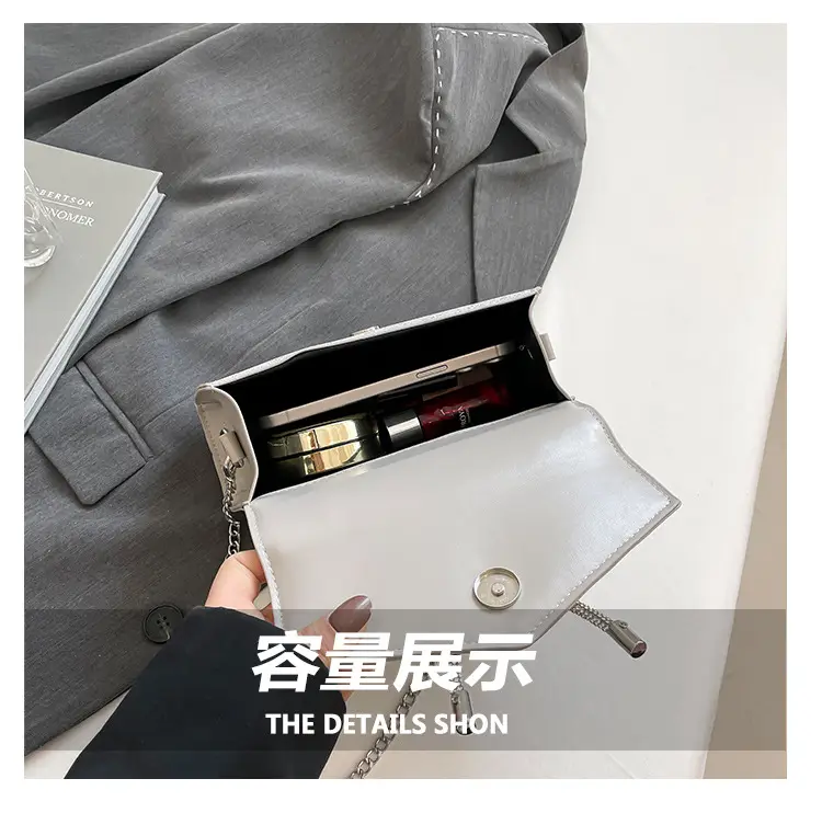 Bowknot Textured Square Handbag for Women — feature 6