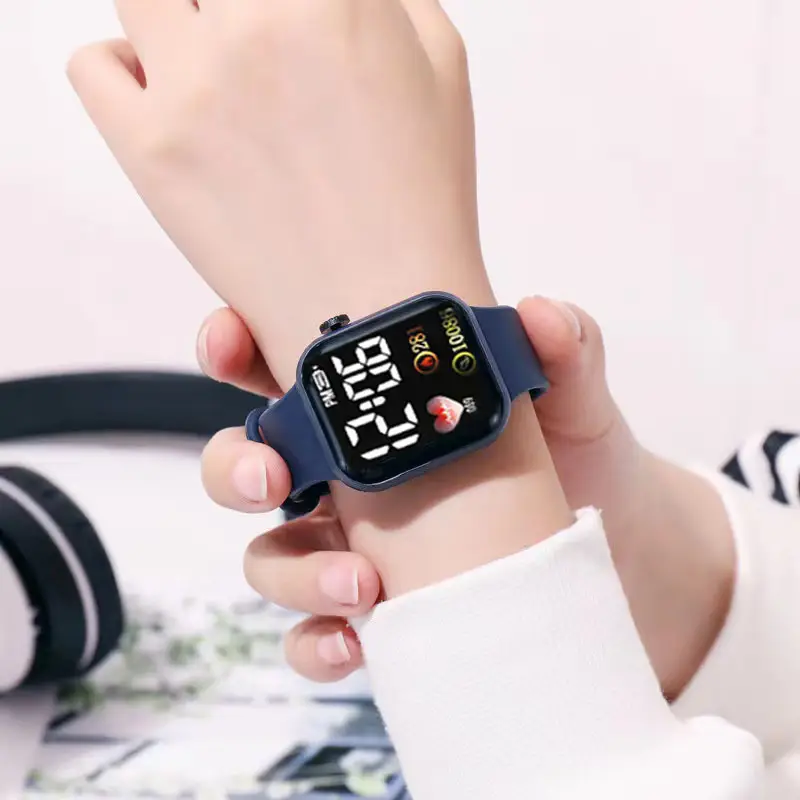 White LED Smart Couple Watch 288 BPM - Image 10
