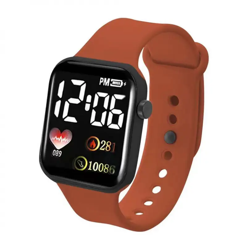 White LED Smart Couple Watch 288 BPM - Image 2