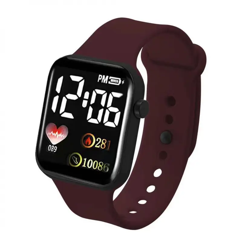 White LED Smart Couple Watch 288 BPM - Image 8