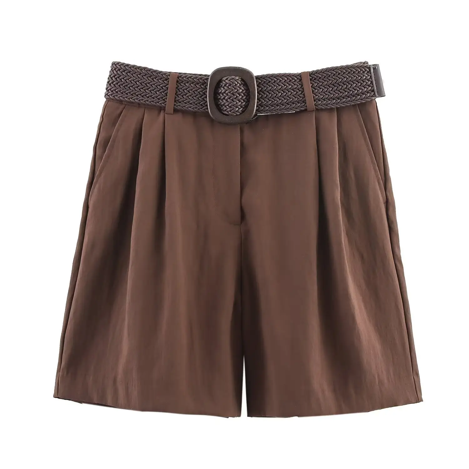 Women's Bermuda Shorts with Belt 2025 Summer - Image 5