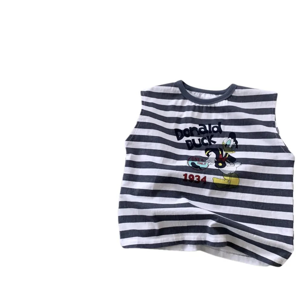Striped Cartoon Vest for Boys 2025 Summer - Image 6