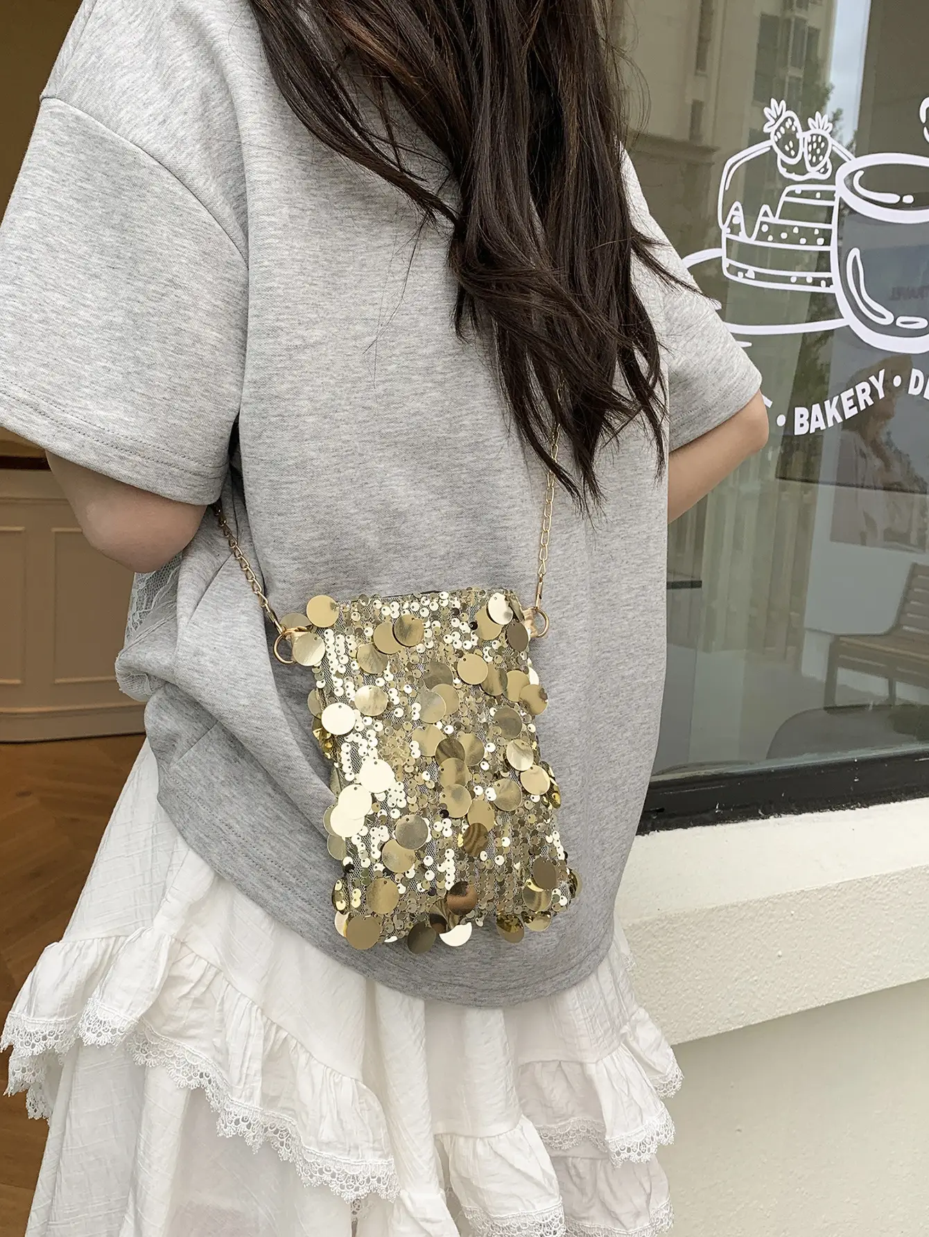 Trendy Sequin Phone Crossbody Bag Women 2026 - Image 6