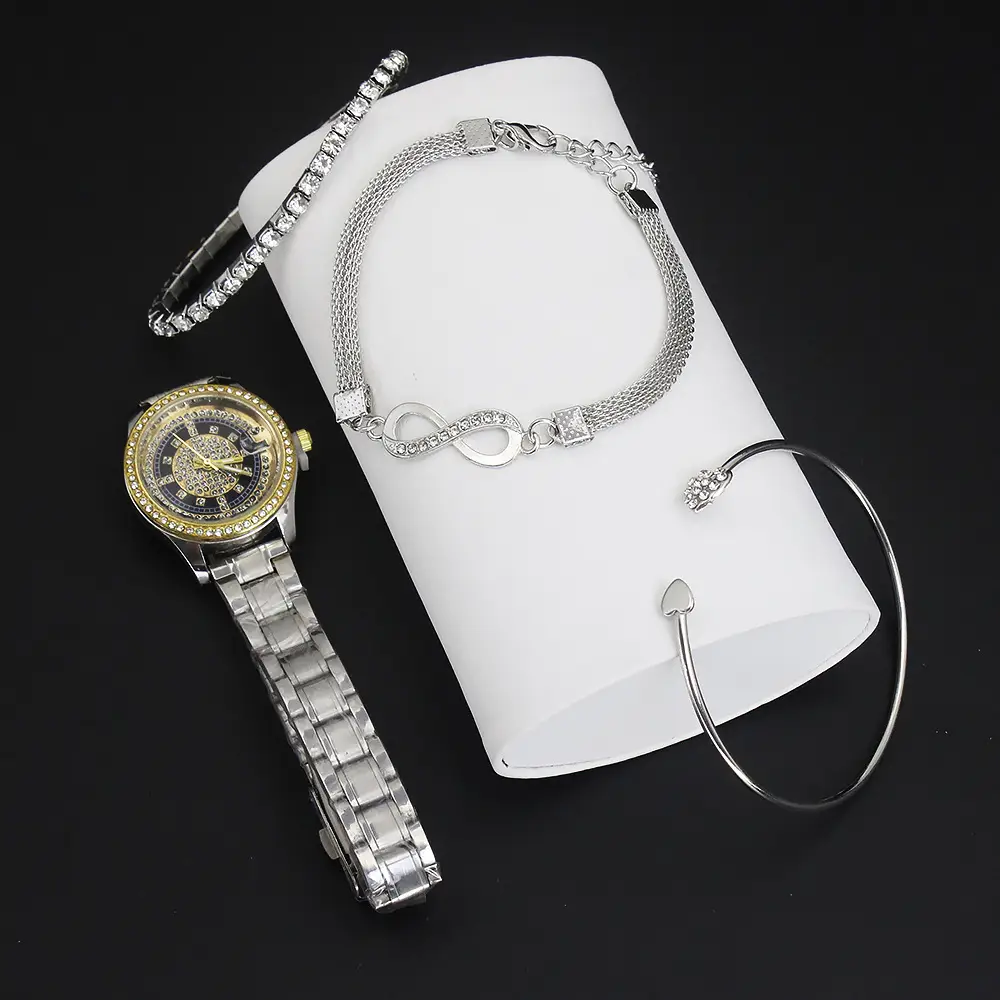 Women's Quartz Watch Set with Bracelet & Earrings — feature 11