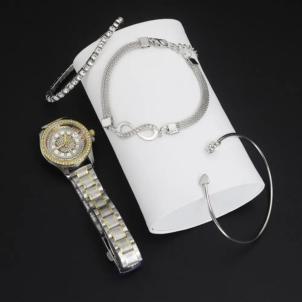 Women's Quartz Watch Set with Bracelet & Earrings — feature 12