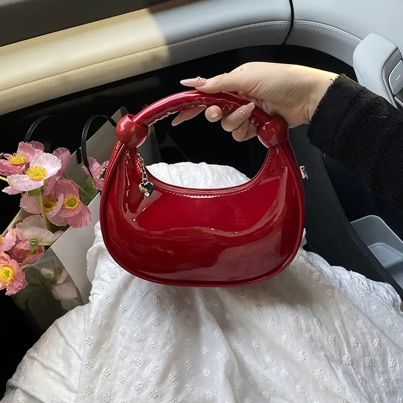 Red High-End Women's Shoulder Crossbody Bag - Image 6