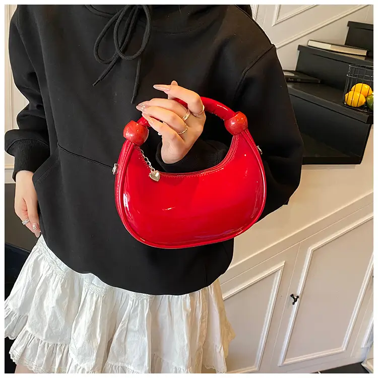 Red High-End Women's Shoulder Crossbody Bag — feature 21