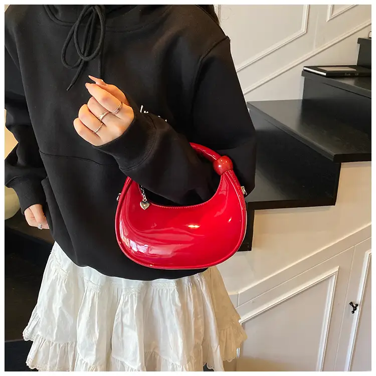 Red High-End Women's Shoulder Crossbody Bag — feature 22