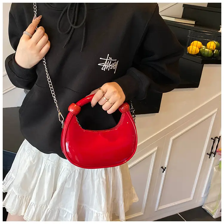 Red High-End Women's Shoulder Crossbody Bag — feature 23