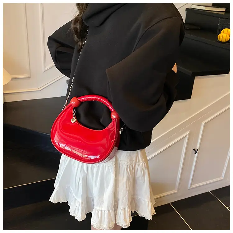 Red High-End Women's Shoulder Crossbody Bag — feature 25