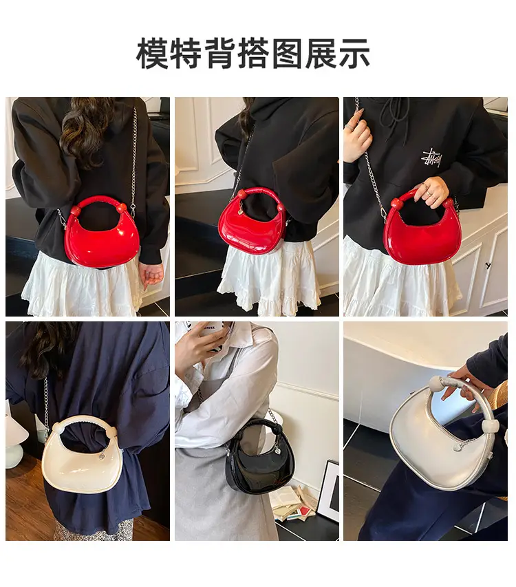 Red High-End Women's Shoulder Crossbody Bag — feature 4