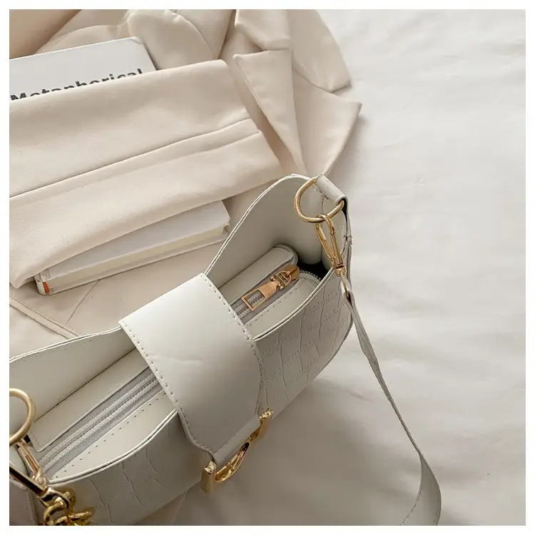 Pink Textured Shoulder Bag for Women — feature 13