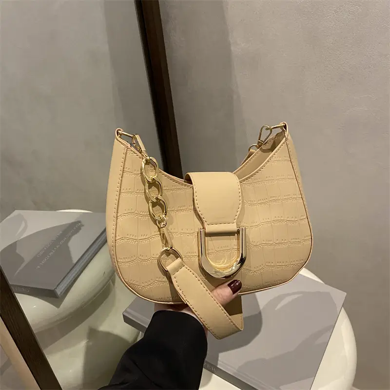 Pink Textured Shoulder Bag for Women — feature 21