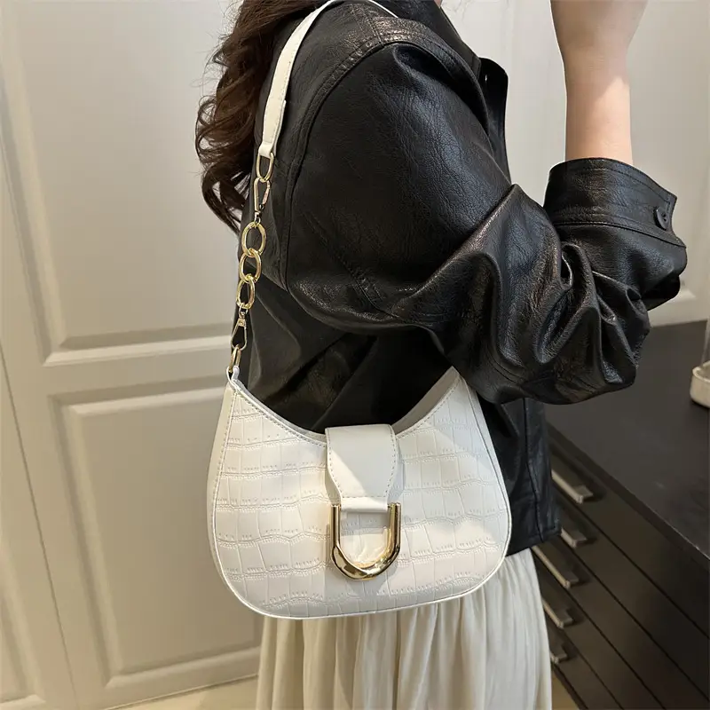 Pink Textured Shoulder Bag for Women — feature 25