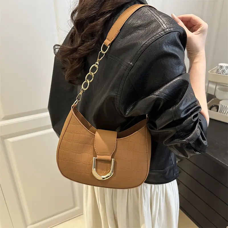 Pink Textured Shoulder Bag for Women — feature 26