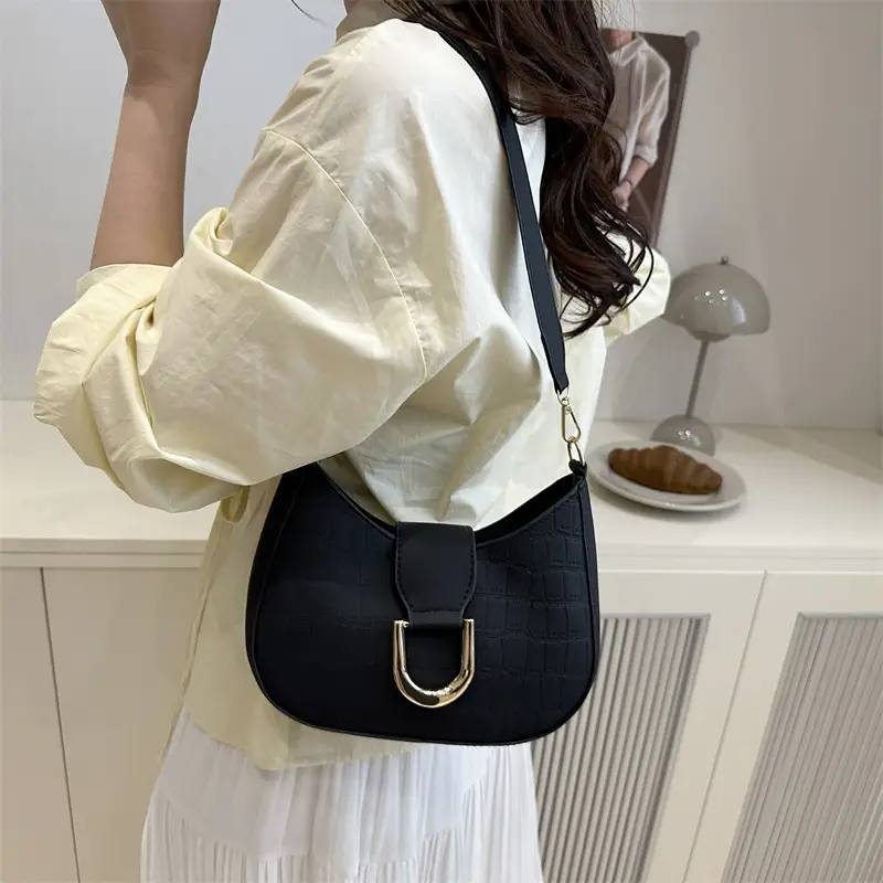 Pink Textured Shoulder Bag for Women — feature 33