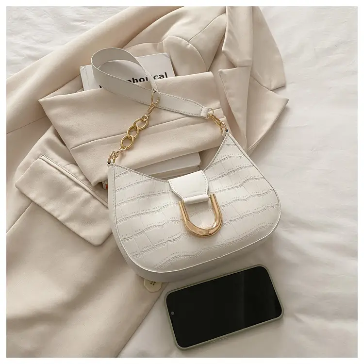 Pink Textured Shoulder Bag for Women — feature 5
