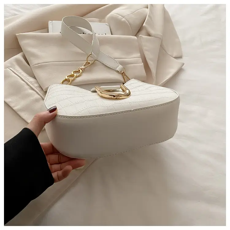 Pink Textured Shoulder Bag for Women — feature 9