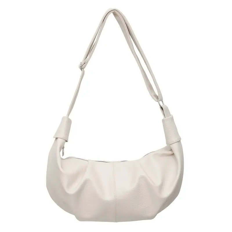 White Korean Retro Shoulder Crossbody Bag - Image 7
